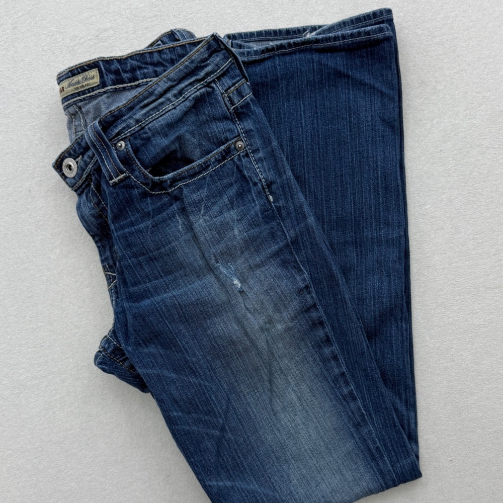 Big Star Maddie Boot Jeans Womens 29R Mid Rise Stretch Blue Denim Casual